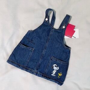 Zara Peanuts™️ Denim Overalls